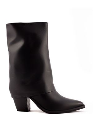 Stivale in pelle nera JULIE DEE | MW502NERO